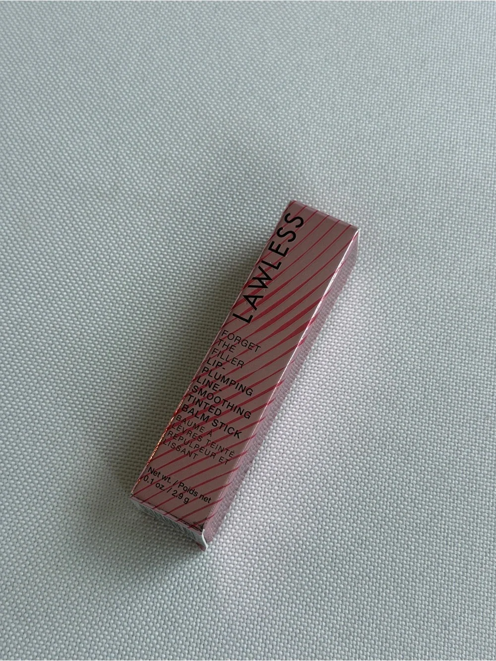 NWT LAWLESS Forget The Filler Lip Plumper Line Smoothing Tinted Lip Balm